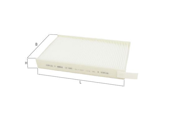 KNECHT Kabineluftfilter LA 1595 for TESLA