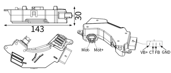 MAHLE Regulator, kabineventilator abr190000s for OPEL