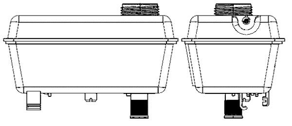 MAHLE Ekspansionsbeholder, kølevæske crt27000s for VOLVO