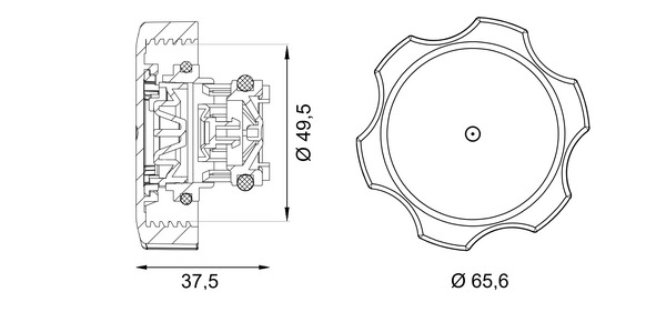 MAHLE Låg, kølemiddelbeholder crtc9000s for OPEL VAUXHALL