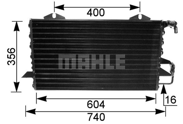 MAHLE Kondensor, klimaanlæg ac156000s for VAG CUPRA