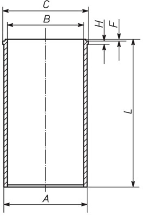 Produktbillede for Cylinderforing