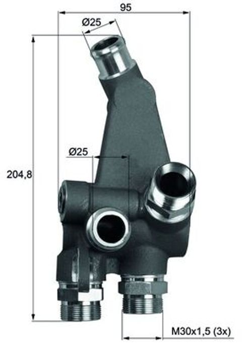 Produktbillede for Termostat, oliekøling