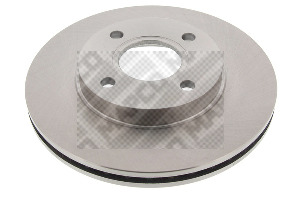 MAPCO Bremseskive 15826 foraksel ventileret 258mm 22mm for FORD MAZDA