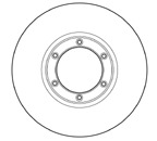 MAPCO Bremseskive 15842 foraksel ventileret 257mm 22mm for OPEL GENERAL MOTORS ISUZU