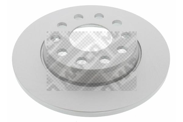 MAPCO Bremseskive 25836c bagaksel fuld 255mm 12mm for VW