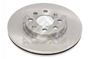 MAPCO Bremseskive 25711 foraksel ventileret 257mm 22mm for VAUXHALL FIAT