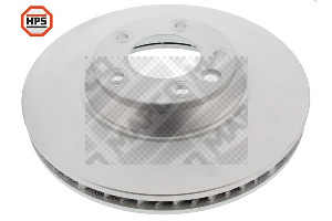 MAPCO Bremseskive 25950hps venstre foraksel ventileret 350mm 34mm for PORSCHE VAG