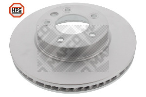 MAPCO Bremseskive 25952hps venstre foraksel ventileret 330mm 32mm for PORSCHE VAG VW