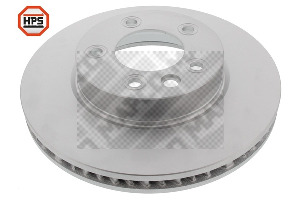 MAPCO Bremseskive 25953hps højre foraksel ventileret 330mm 32mm for PORSCHE VW VAG