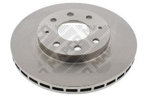 MAPCO Bremseskive 25545 foraksel ventileret 276mm 24mm for MITSUBISHI