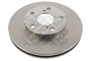 MAPCO Bremseskive 25224 foraksel ventileret 273mm 26mm for TOYOTA