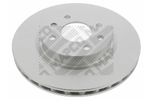 MAPCO Bremseskive 15115c foraksel ventileret 259mm 21mm for NISSAN RENAULT DACIA