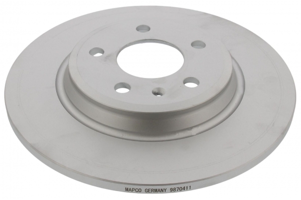 MAPCO Bremseskive 25860c bagaksel fuld 300mm 12mm for VAG