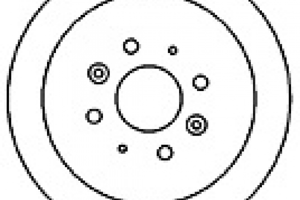 MAPCO Bremseskive 15576 bagaksel fuld 270mm 10mm for KIA
