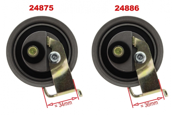 MAPCO Strammehjul, tandrem 24875 for VAG