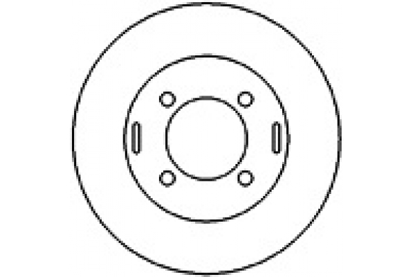 MAPCO Bremseskive 25600 foraksel ventileret 240mm 22mm for ROVER