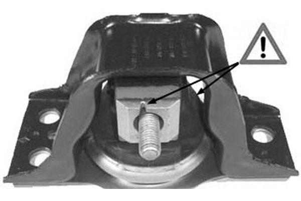 MAPCO Motorophæng 36274 højre for RENAULT