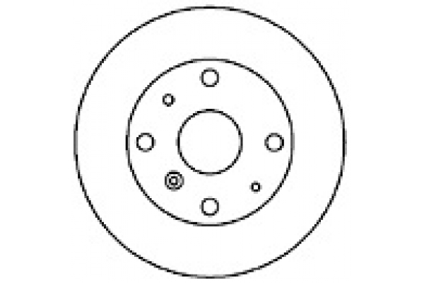 MAPCO Bremseskive 45532 foraksel ventileret 250mm 18mm for DAIHATSU