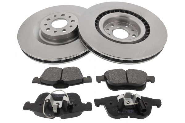MAPCO Bremsesæt, skivebremser 47001 foraksel ventileret 305mm 28mm for VAUXHALL FIAT