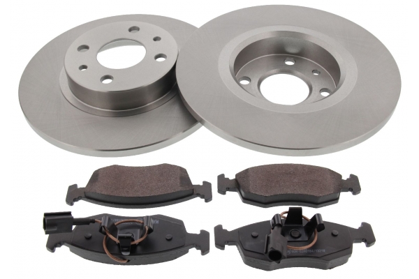 MAPCO Bremsesæt, skivebremser 47024 foraksel fuld 258mm 17,5mm for FIAT