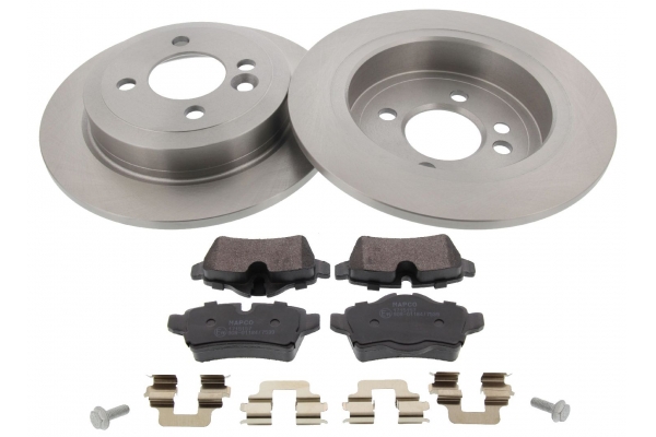 MAPCO Bremsesæt, skivebremser 47144 bagaksel fuld 259mm 10mm for MINI BMW ROVER