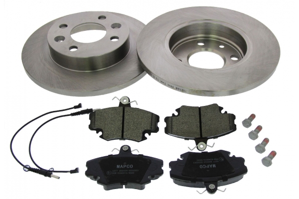 MAPCO Bremsesæt, skivebremser 47152 foraksel fuld 238mm 12mm for RENAULT DACIA