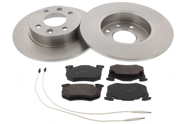 MAPCO Bremsesæt, skivebremser 47157 foraksel fuld 238mm 8,2mm for RENAULT