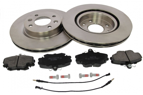 MAPCO Bremsesæt, skivebremser 47159 foraksel ventileret 259mm 21mm for NISSAN DACIA RENAULT