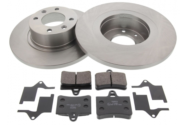 MAPCO Bremsesæt, skivebremser 47166 bagaksel fuld 276mm 14mm for CITROËN