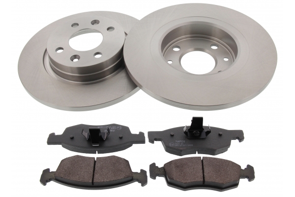 MAPCO Bremsesæt, skivebremser 47167 foraksel fuld 259mm 12mm for DACIA RENAULT SMART