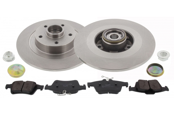 MAPCO Bremsesæt, skivebremser 47170 bagaksel fuld 300mm 11mm for PEUGEOT FORD VAUXHALL VOLVO GENERAL MOTORS MAZDA RENAULT