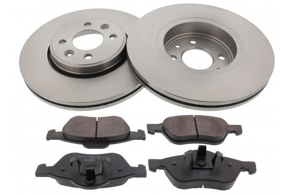 MAPCO Bremsesæt, skivebremser 47174 foraksel ventileret 280mm 24mm for RENAULT DACIA MG