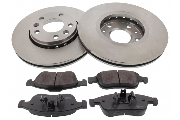 MAPCO Bremsesæt, skivebremser 47177 foraksel ventileret 280mm 24mm for DACIA NISSAN RENAULT