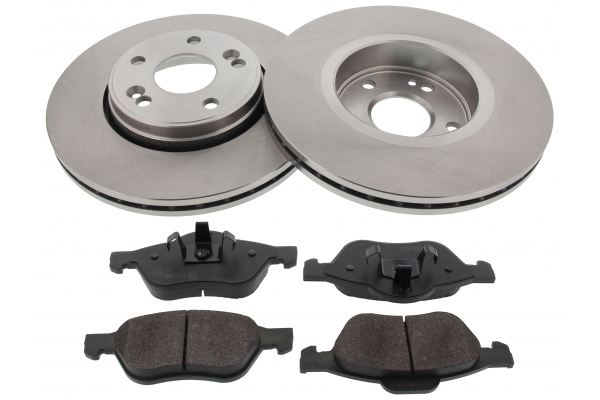 MAPCO Bremsesæt, skivebremser 47175 foraksel ventileret 280mm 24mm for RENAULT