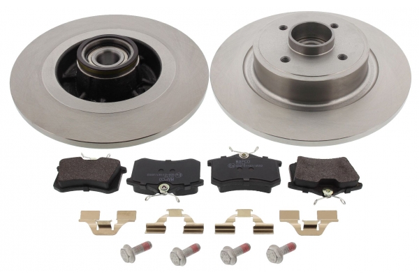 MAPCO Bremsesæt, skivebremser 47169 bagaksel fuld 274mm 11mm for DS CITROËN FORD OPEL PEUGEOT VW SKODA RENAULT RENAULT TRUCKS AUDI SEAT LANCIA FIAT