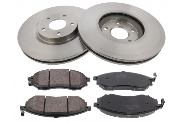 MAPCO Bremsesæt, skivebremser 47240 foraksel ventileret 320mm 28mm for NISSAN INFINITI RENAULT