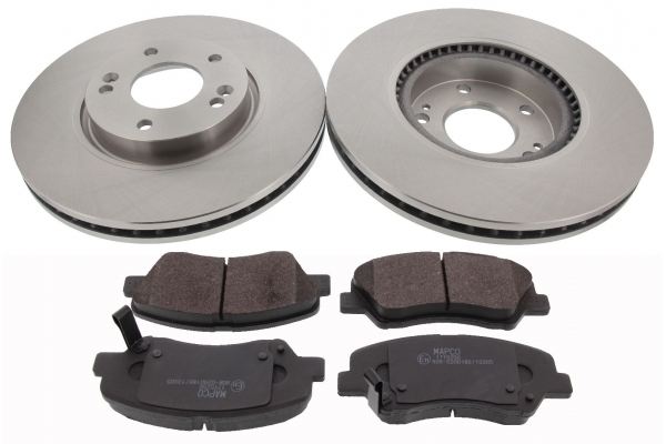 MAPCO Bremsesæt, skivebremser 47249 foraksel ventileret 300mm 17,8mm for HYUNDAI KIA