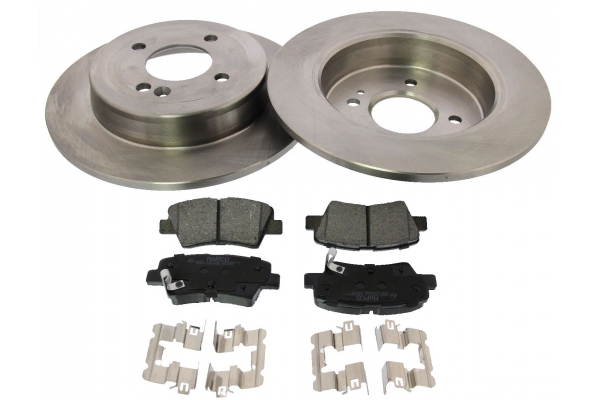 MAPCO Bremsesæt, skivebremser 47254 bagaksel fuld 262mm 15,5mm for SSANGYONG KIA HYUNDAI