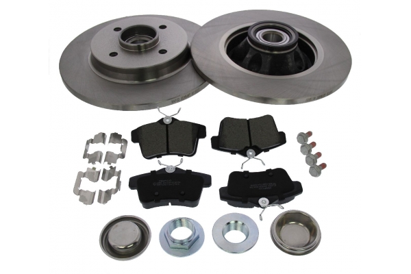 MAPCO Bremsesæt, skivebremser 47340 bagaksel fuld 268mm 12mm for CITROËN PEUGEOT