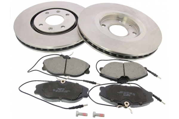 MAPCO Bremsesæt, skivebremser 47354 foraksel ventileret 283mm 26mm for PEUGEOT CITROËN