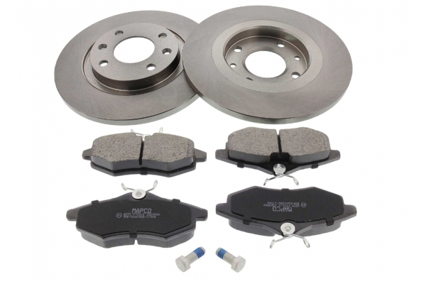 MAPCO Bremsesæt, skivebremser 47356 foraksel fuld 266mm 13mm for CITROËN PEUGEOT