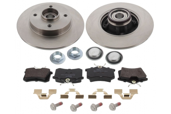 MAPCO Bremsesæt, skivebremser 47360 bagaksel fuld 249mm 9mm for PEUGEOT DS CITROËN FORD OPEL VW AUDI SKODA LANCIA FIAT RENAULT RENAULT TRUCKS