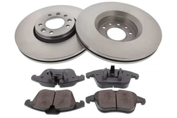 MAPCO Bremsesæt, skivebremser 47362 foraksel ventileret 304mm 28mm for PEUGEOT CITROËN FIAT TOYOTA