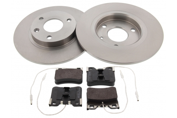 MAPCO Bremsesæt, skivebremser 47450 foraksel fuld 238mm 8mm for PEUGEOT CITROËN