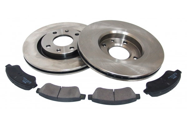 MAPCO Bremsesæt, skivebremser 47455 foraksel ventileret 266mm 22mm for PEUGEOT CITROËN