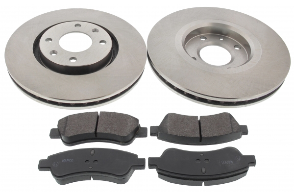 MAPCO Bremsesæt, skivebremser 47458 foraksel ventileret 283mm 26mm for PEUGEOT DS CITROËN
