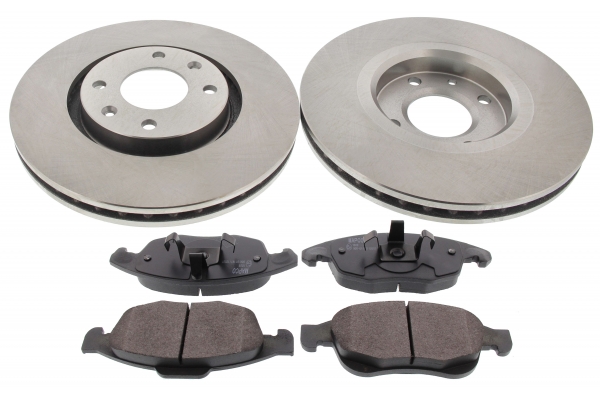 MAPCO Bremsesæt, skivebremser 47461 foraksel ventileret 283mm 26mm for PEUGEOT DS CITROËN