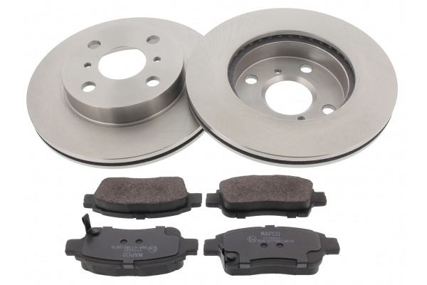 MAPCO Bremsesæt, skivebremser 47505 foraksel ventileret 235mm 17,9mm for TOYOTA