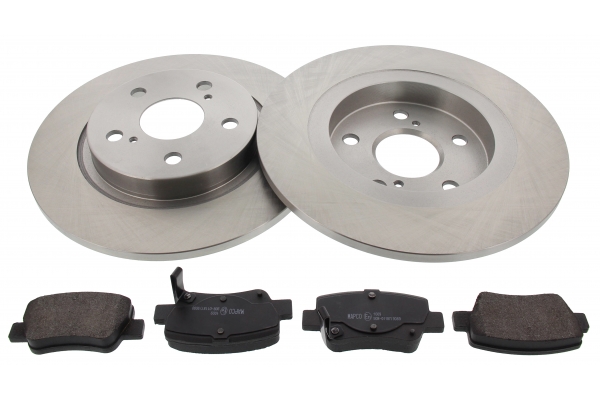 MAPCO Bremsesæt, skivebremser 47509 bagaksel fuld 290mm 11mm for TOYOTA